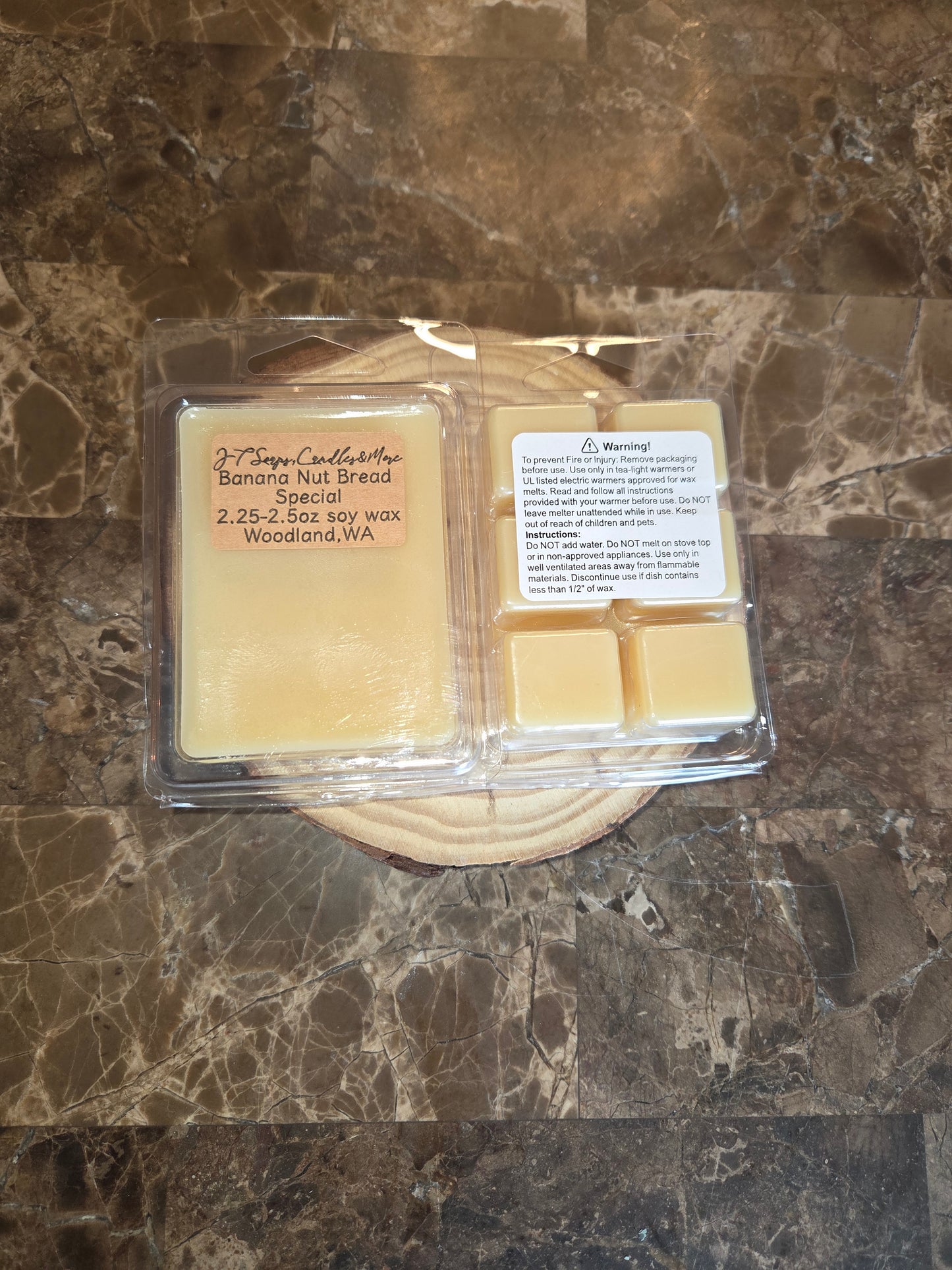 Soy Wax Melts 2.25 to 2.5 oz each