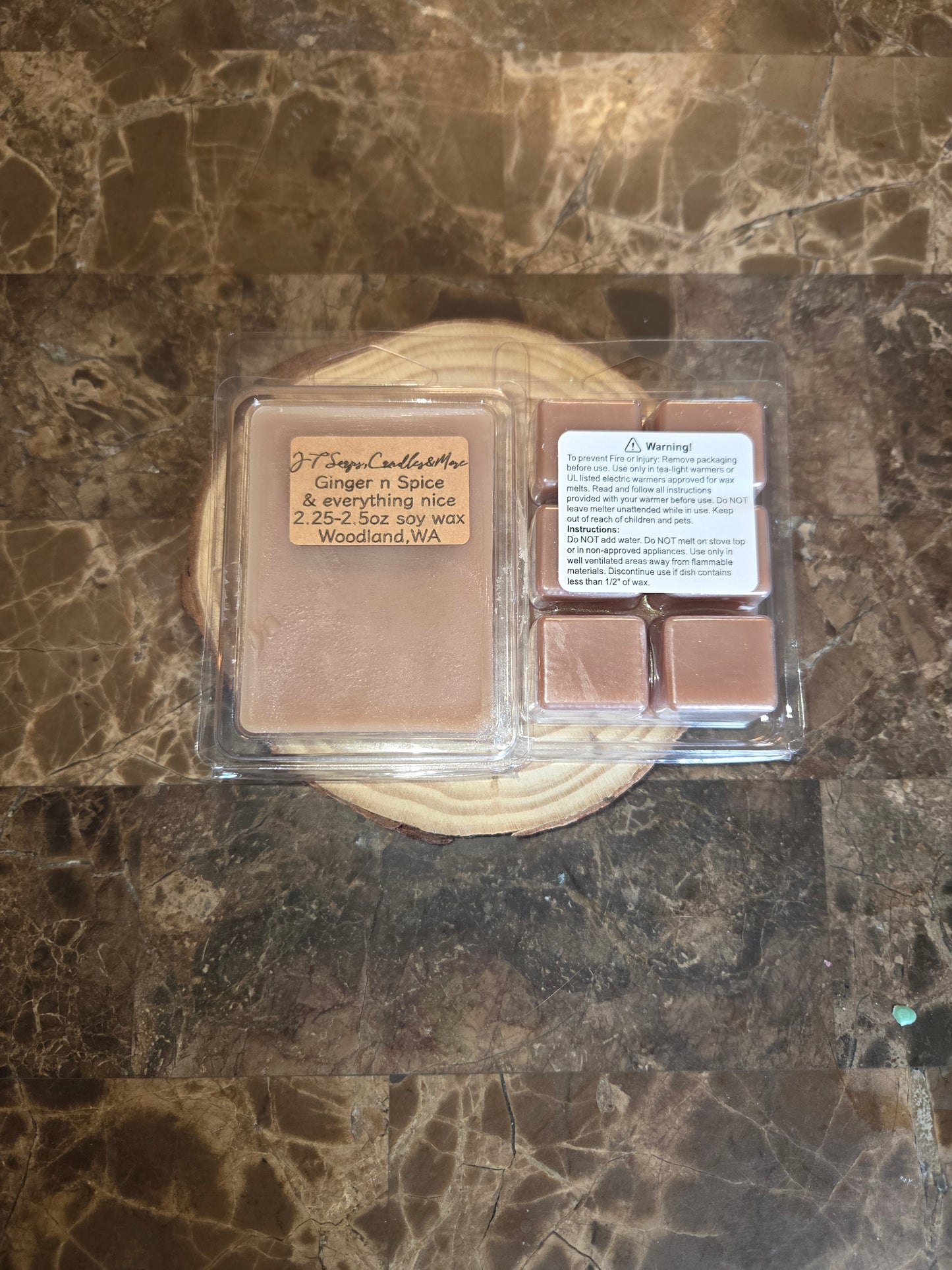 Soy Wax Melts 2.25 to 2.5 oz each