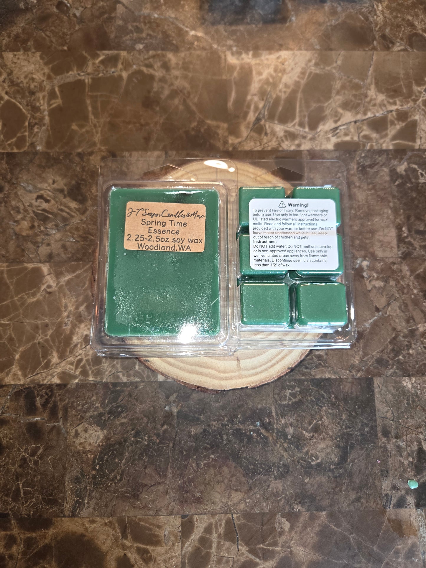 Soy Wax Melts 2.25 to 2.5 oz each